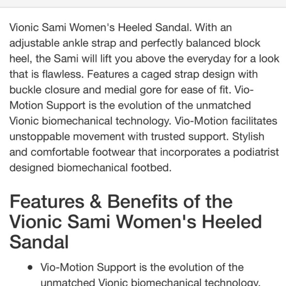 Vionic Sami woman’s heeled caged sandal in snake print 9 with ankle strap - Picture 16 of 16